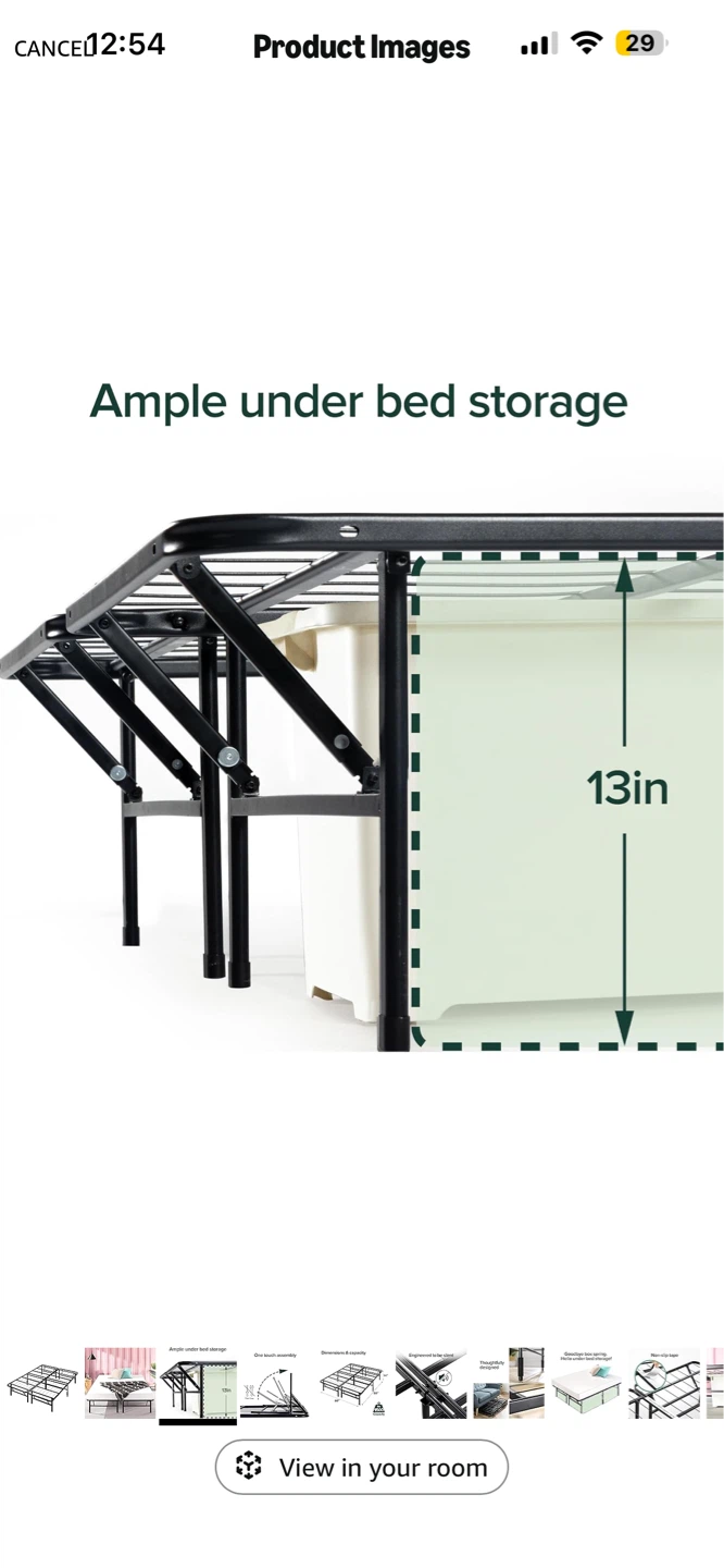 Queen Size Metal Bed Frame - photo 2