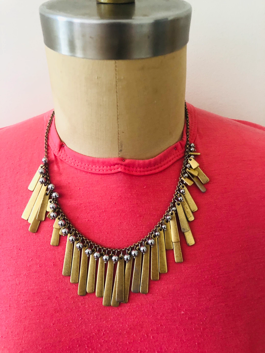 Boho Dangle Bar Necklace