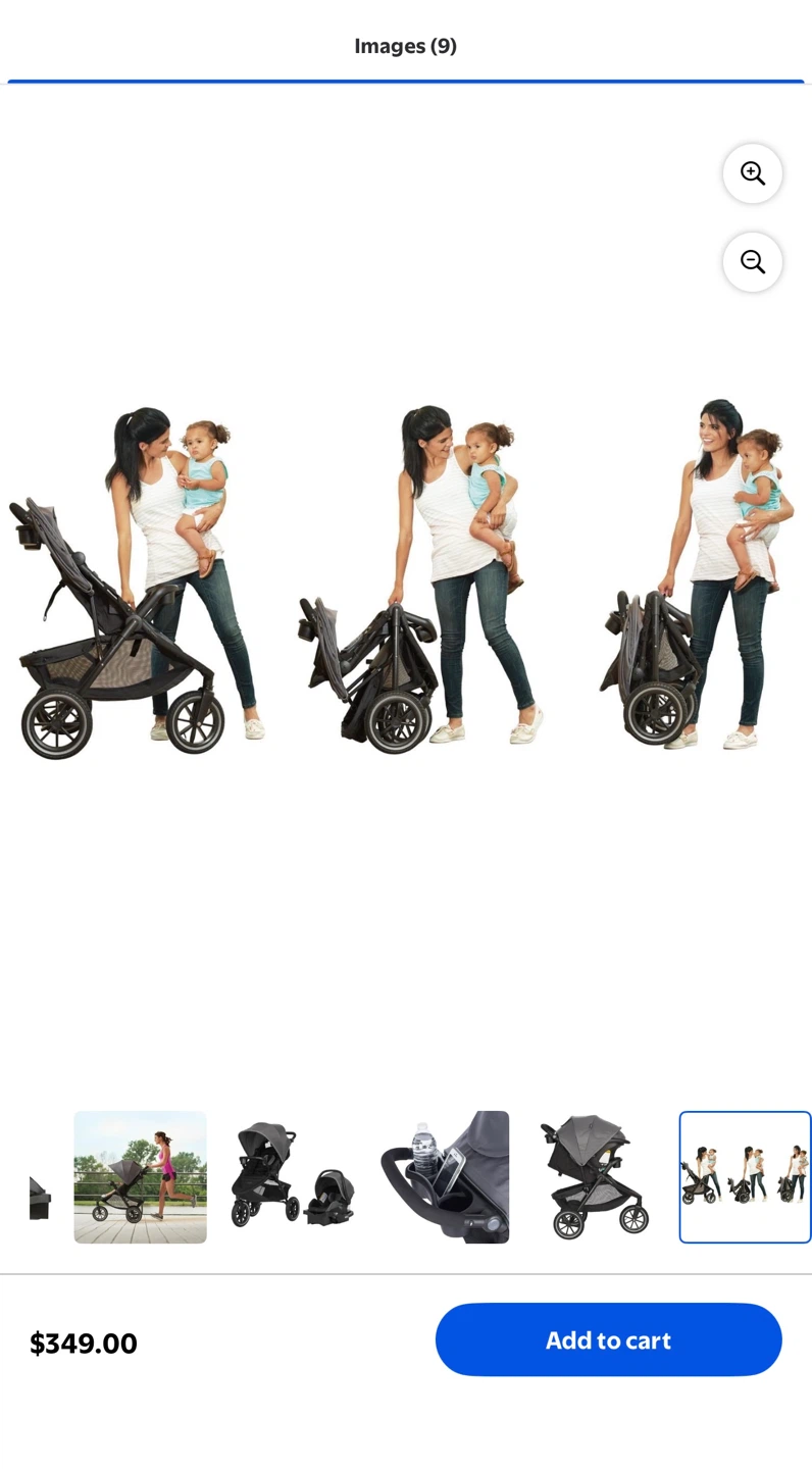 Evenflo Folio3 Stroll & Jog Travel System Infant Car Seat - photo 4