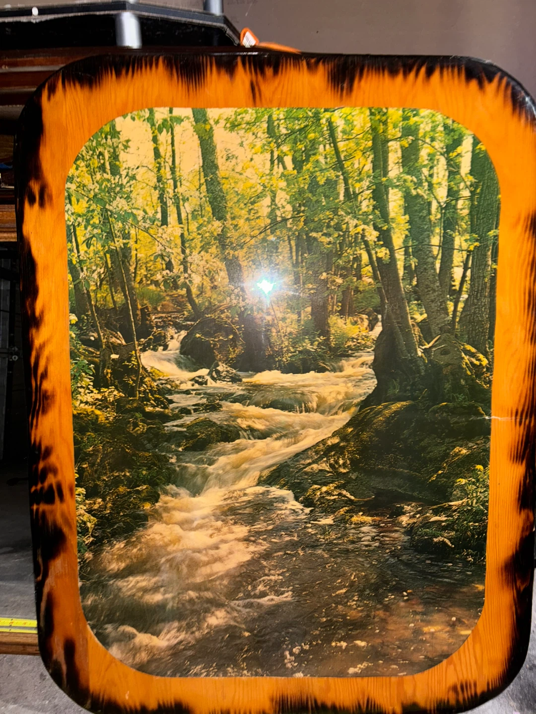 Wooden Forest Scene Tray - photo 2