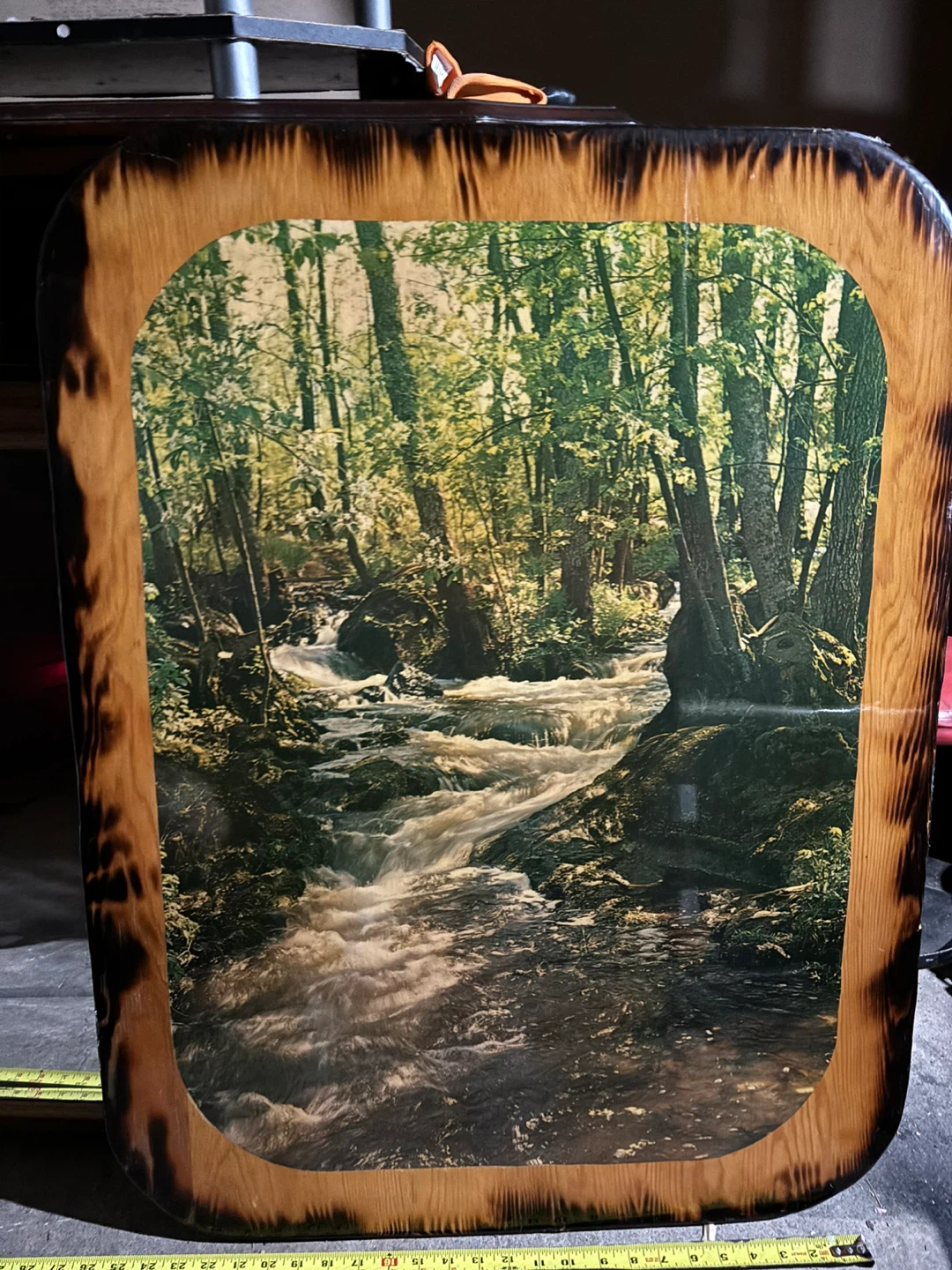 Wooden Forest Scene Tray