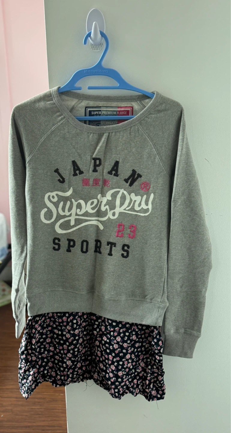 Superdry Sports Crewneck Sweatshirt - Size Small