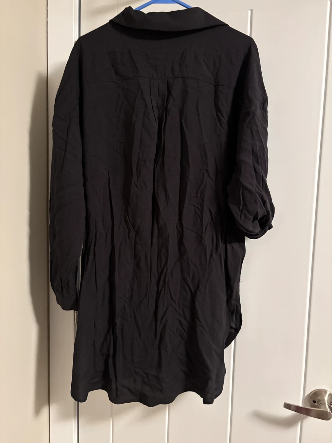 New  Anne Cole Black Beach Cover Up  - Size M - photo 4