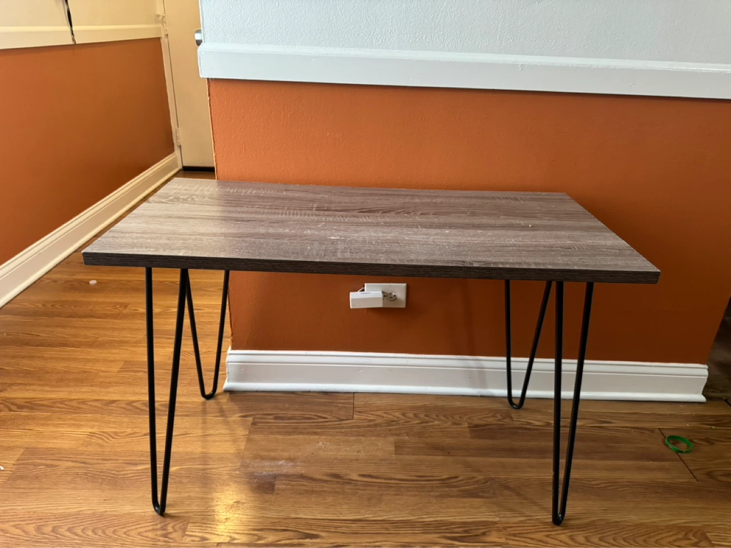 Table with Black Metal Legs