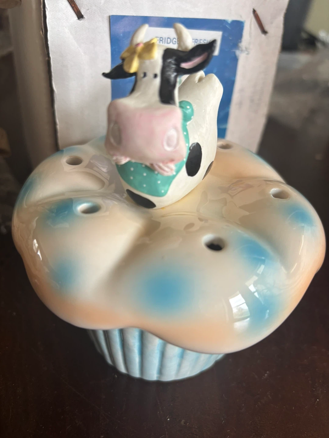 Simson Giftware Ceramic Cupcake Cow Salt & Pepper Shaker Set - photo 5