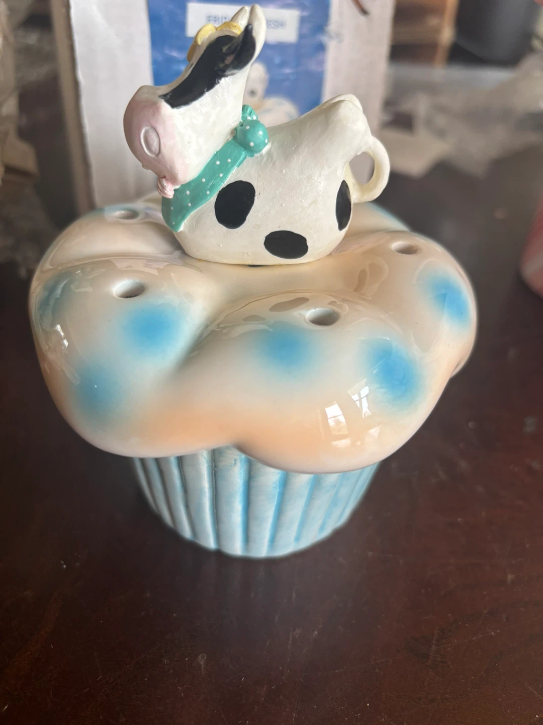 Simson Giftware Ceramic Cupcake Cow Salt & Pepper Shaker Set - photo 3