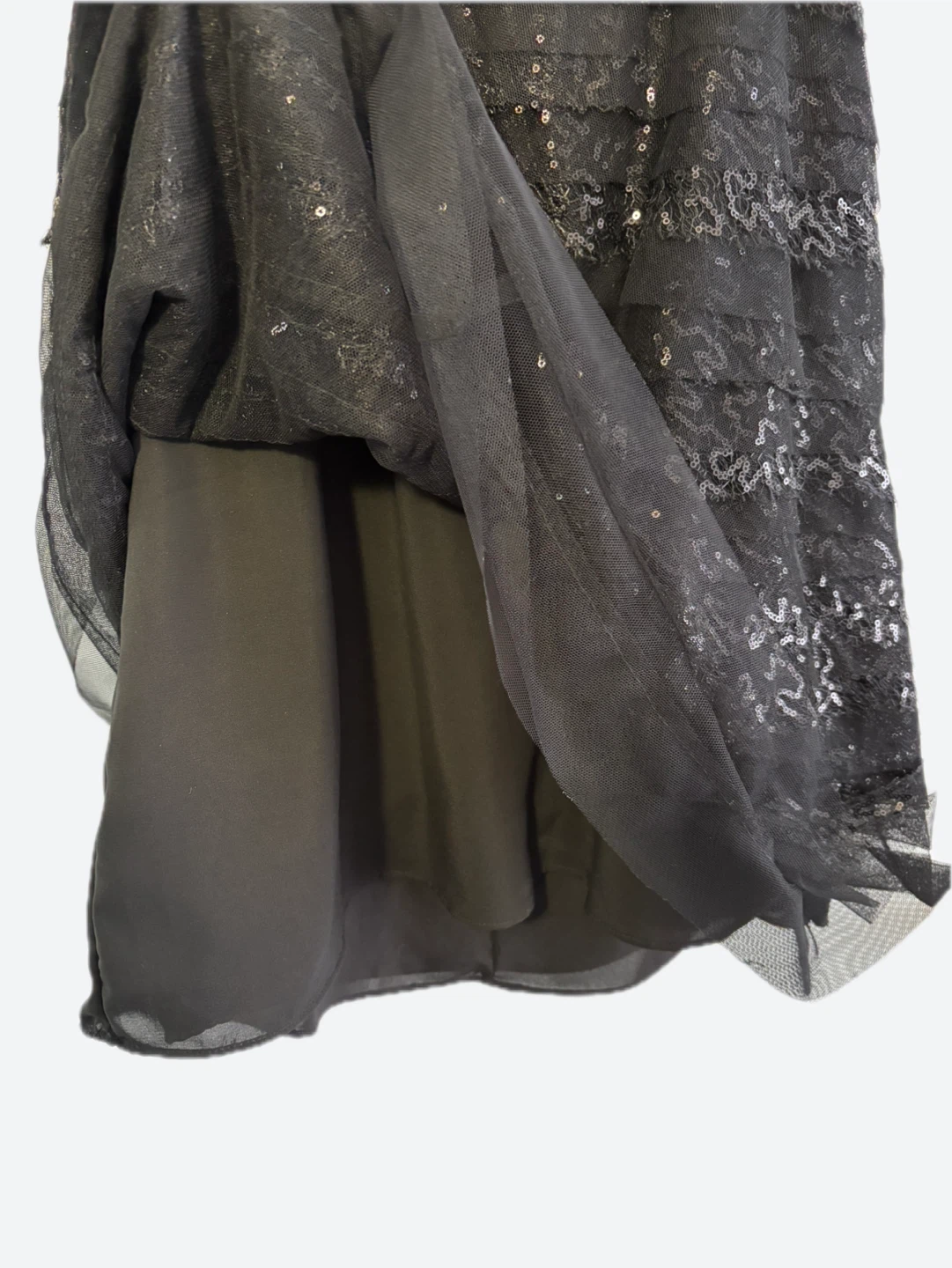 LE CHATEAU Black Sequin Strapless Dress - photo 3