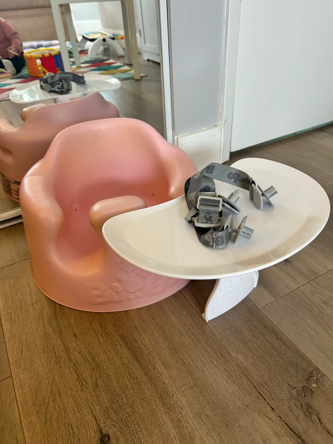 Bumbo Baby Seat with Tray and Harness