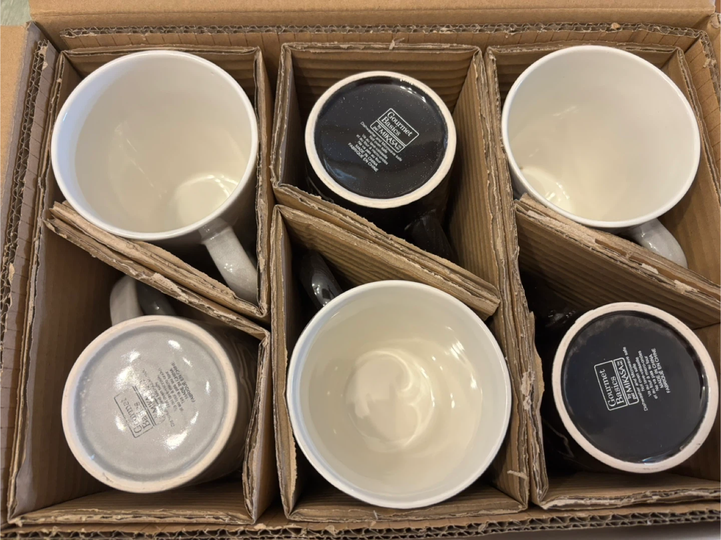 Mikasa Gourmet Basics Ceramic Mugs Set (6 pcs) - photo 2