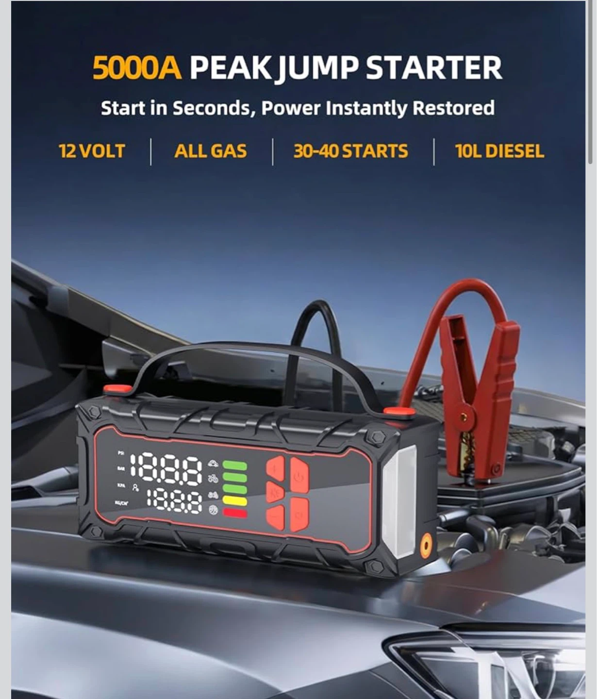 Car Battery Jump Starter - photo 3