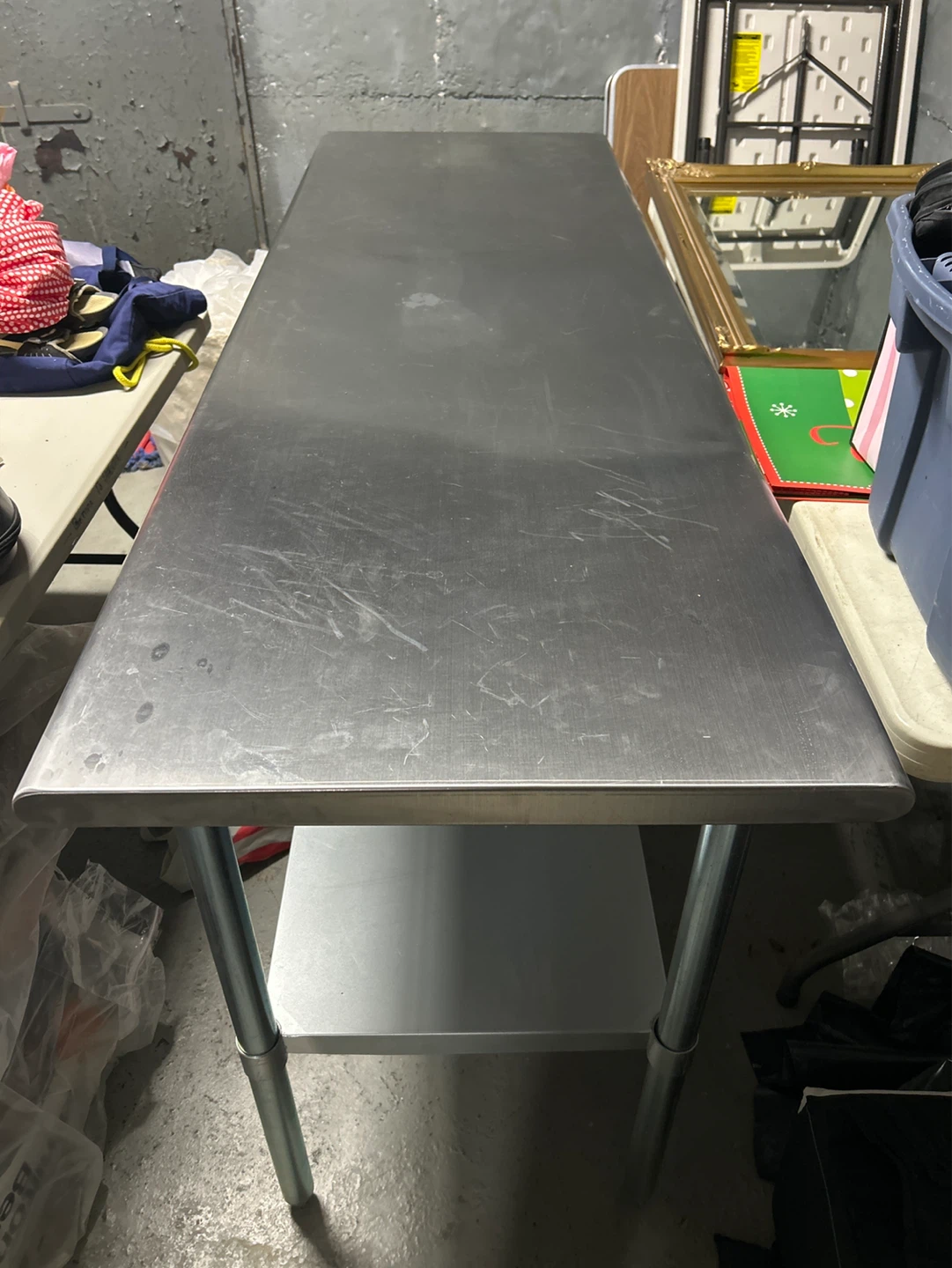 Stainless Steel Work Table with Shelf