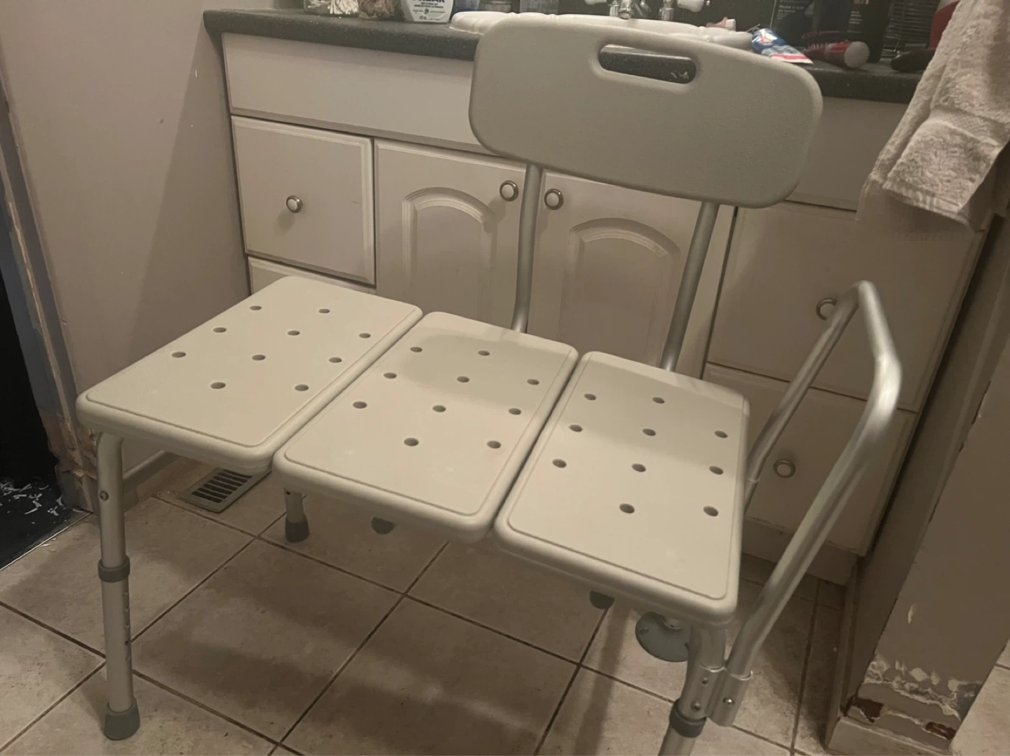 Shower Chair with Back - photo 2