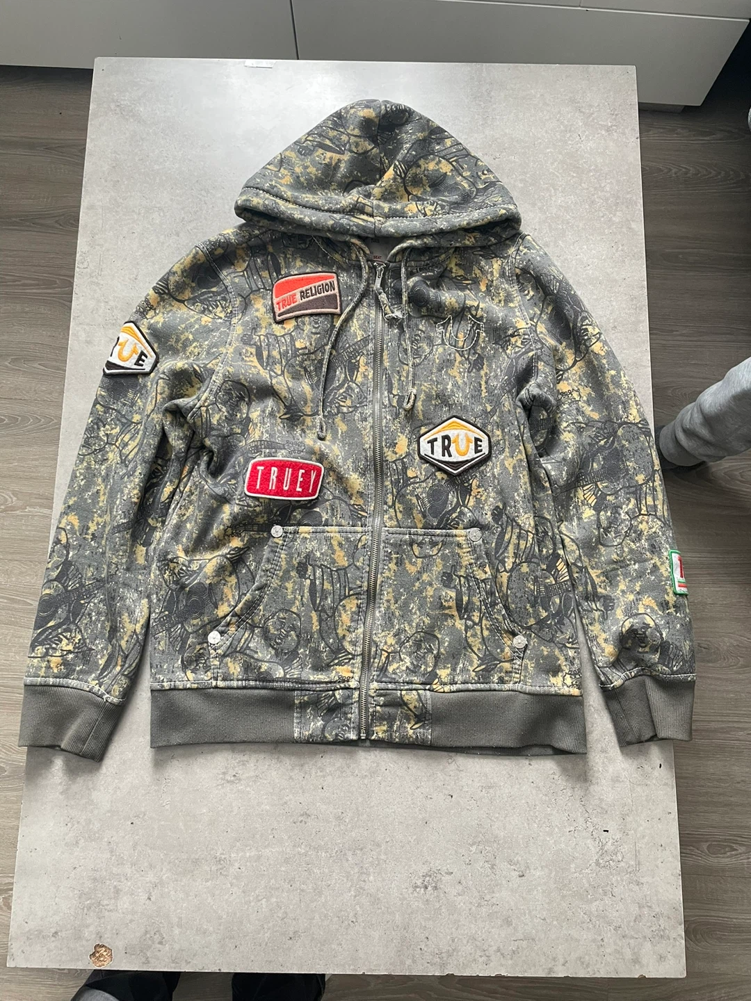 True Religion Zip-Up Hoodie L/G