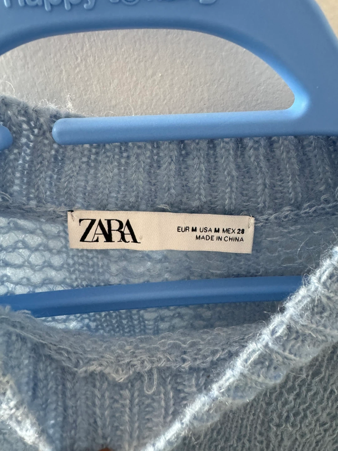 Never worn - new - Zara Blue Knit Sweater - Size M - photo 2