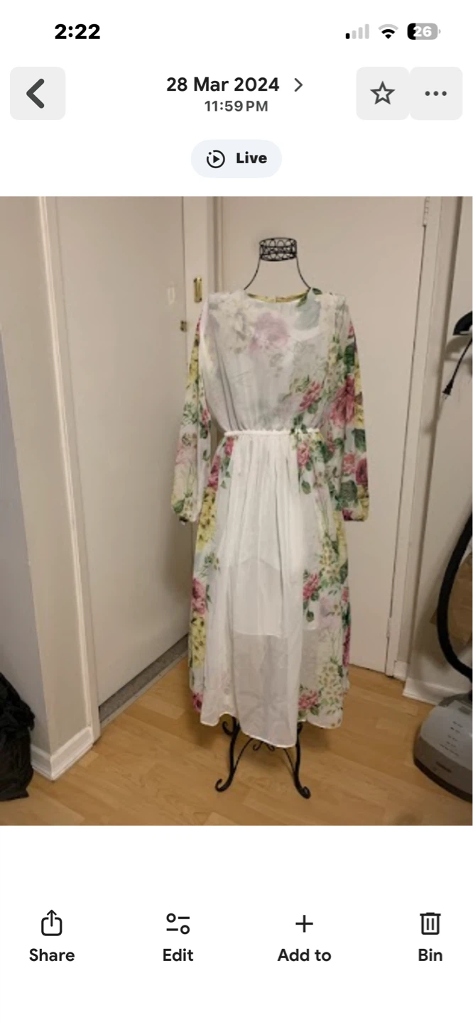 Floral Print Maxi Dress
