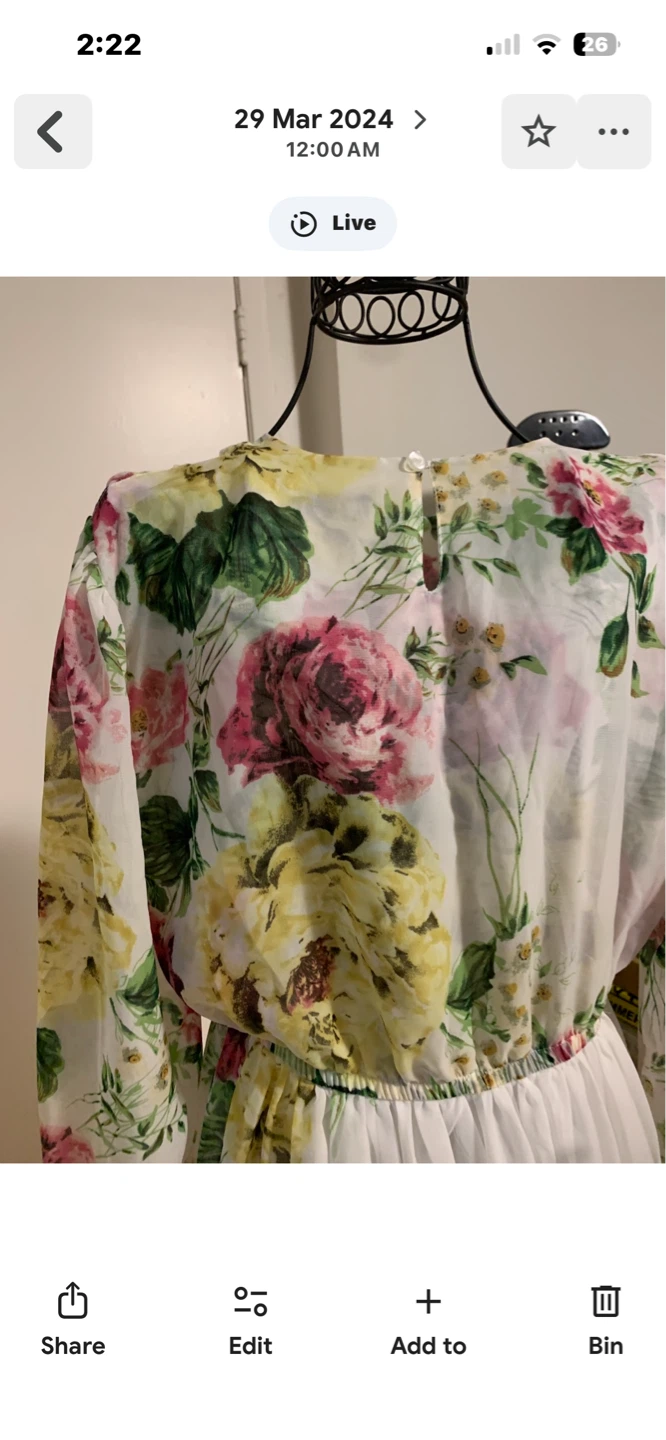 Floral Print Maxi Dress - photo 2