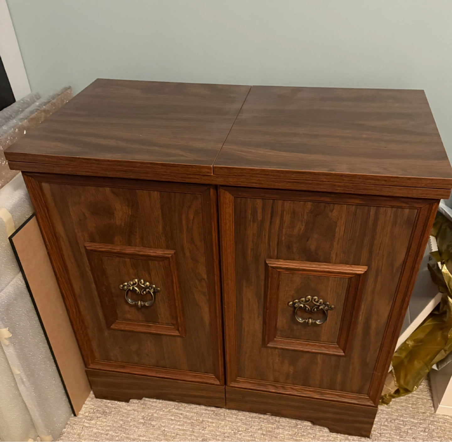 Vintage Sewing Machine Cabinet