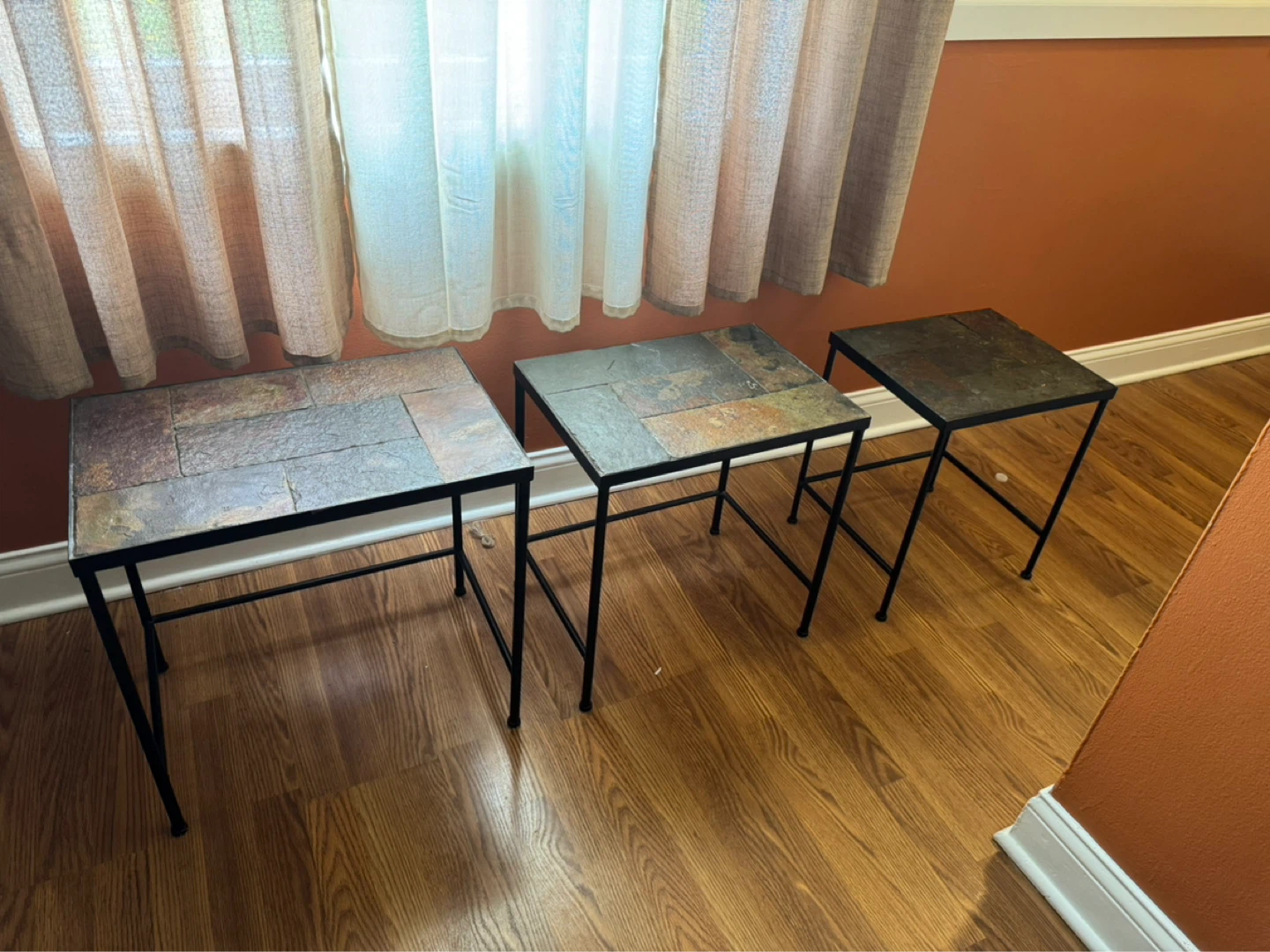 Nesting Side Tables - Slate Top