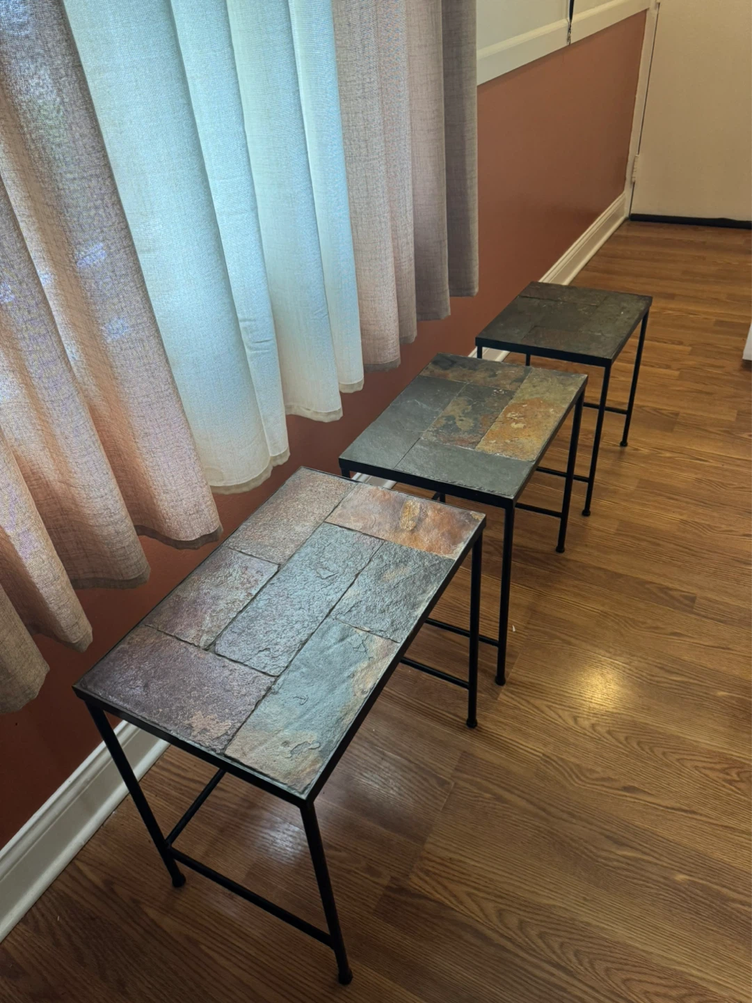 Nesting Side Tables - Slate Top - photo 2