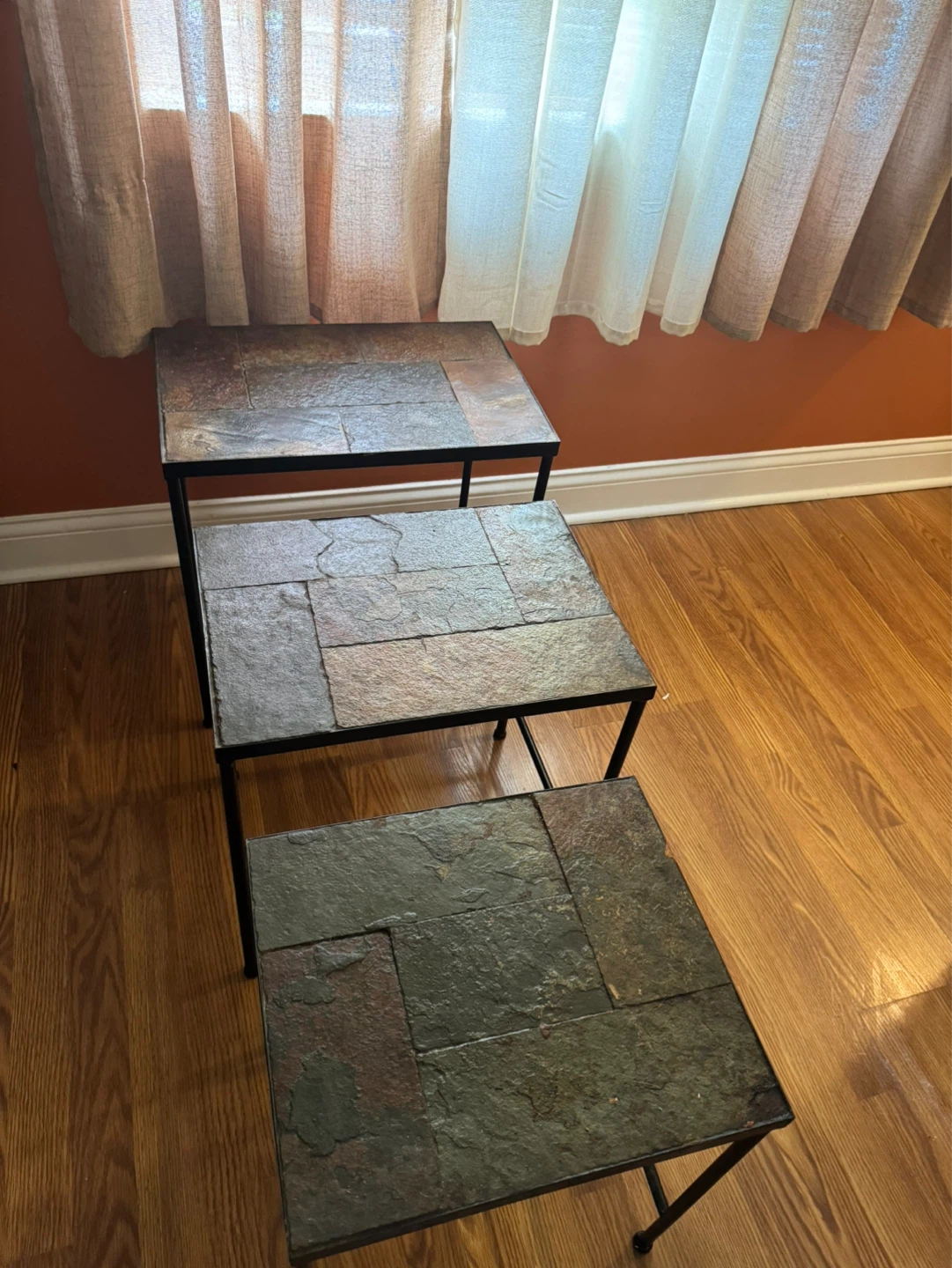 Nesting Side Tables - Slate Top - photo 5