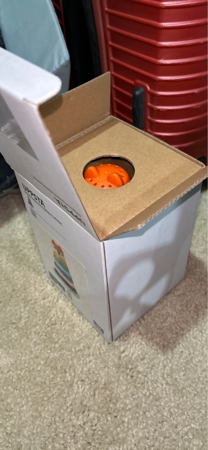 IKEA UPPSTA Fox Stacking Ring Toy - photo 5