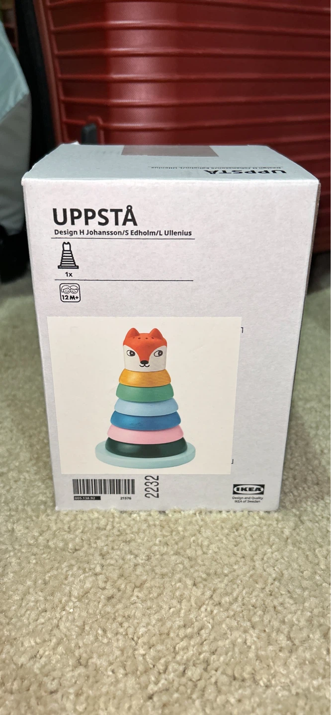 IKEA UPPSTA Fox Stacking Ring Toy - photo 2