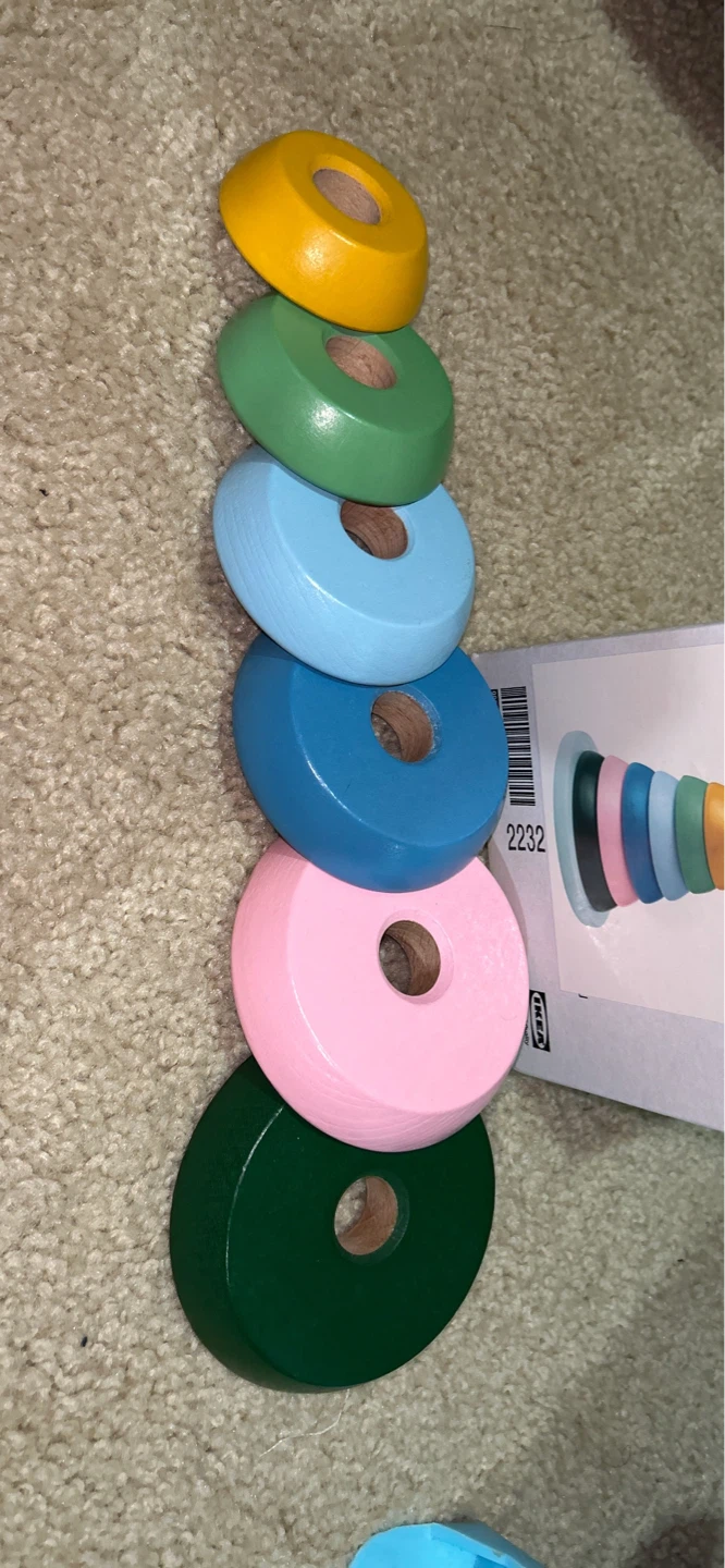 IKEA UPPSTA Fox Stacking Ring Toy - photo 3