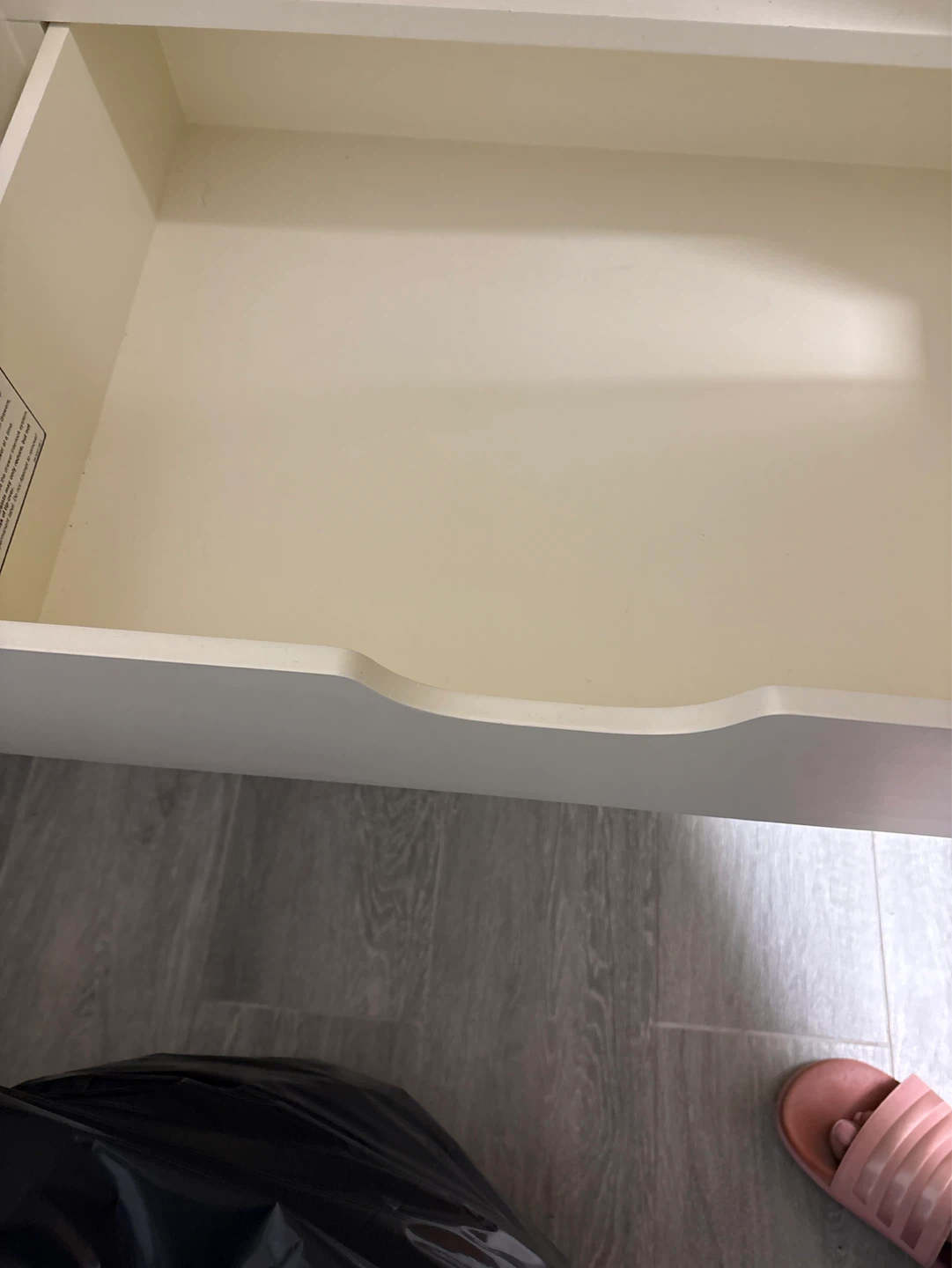 Cream Wardrobe with Mirror and Drawer - photo 4