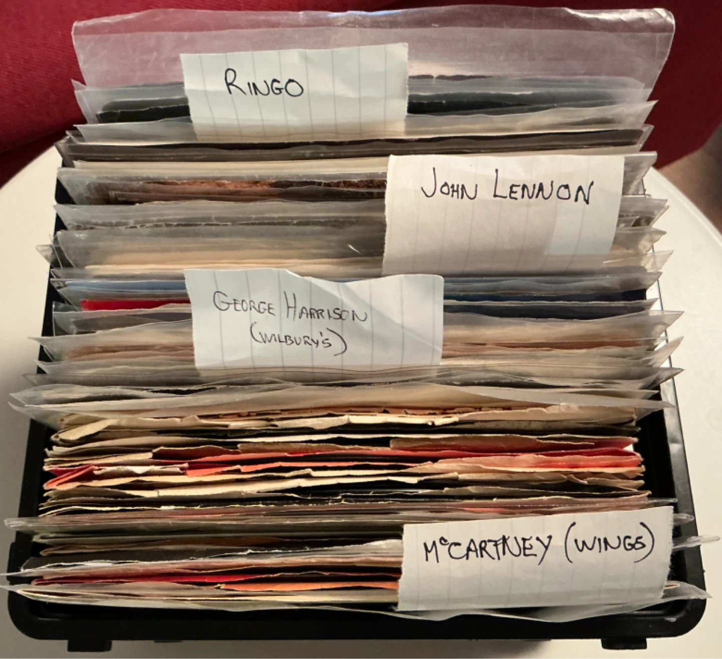The Beatles 80 Solo 45s Records