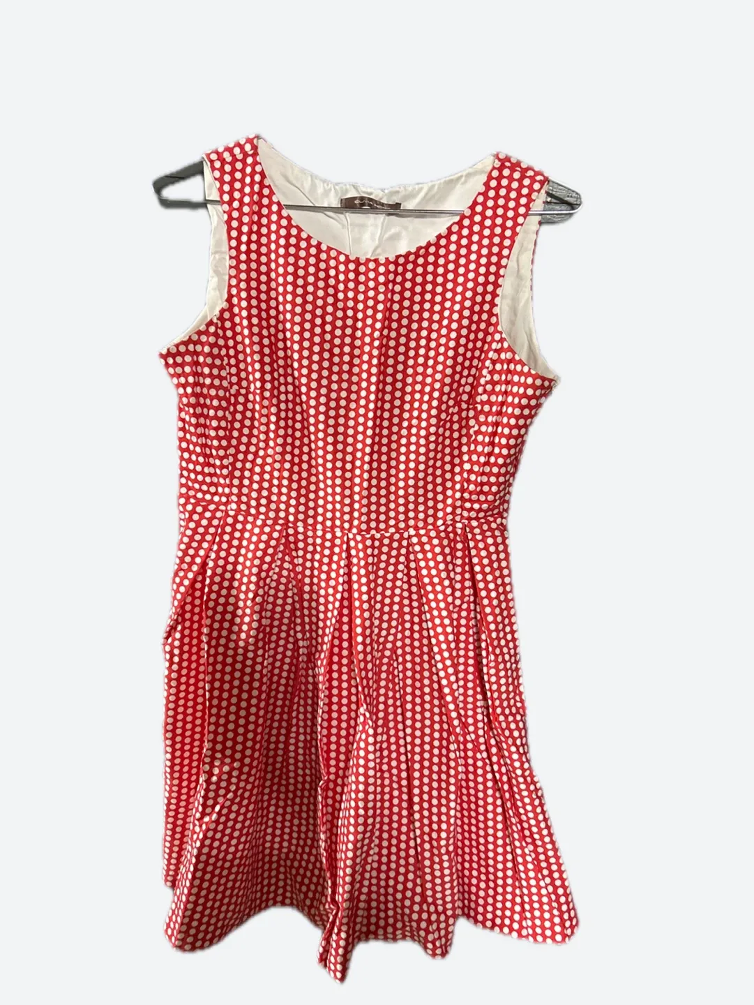 Red and White Polka Dot Dress