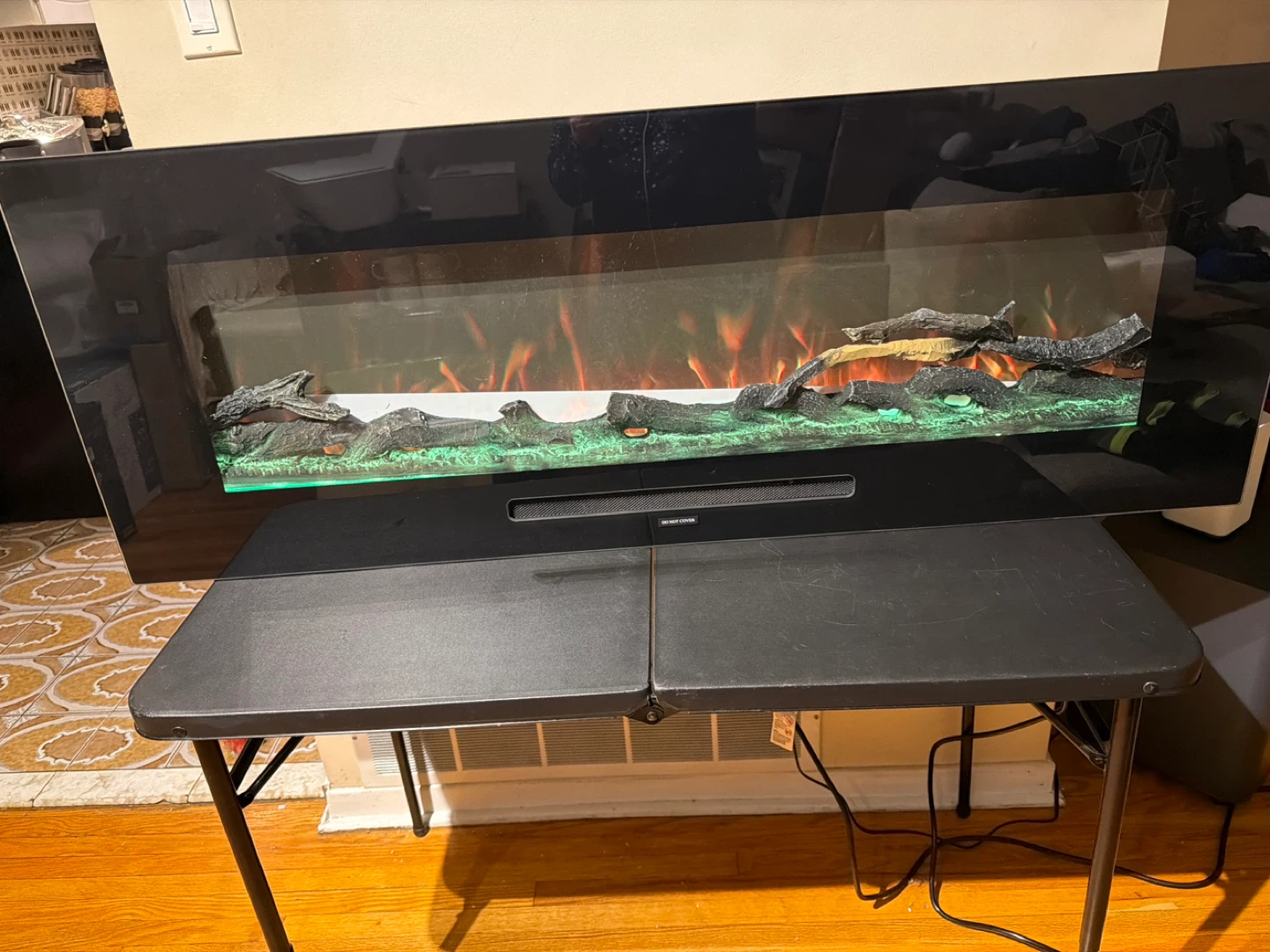 Masarflame 50" Recessed Electric Fireplace Insert