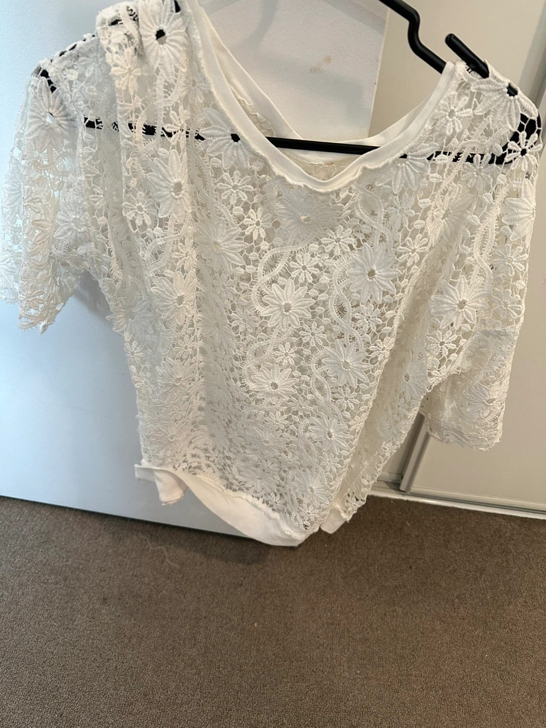 White Lace Top - photo 2