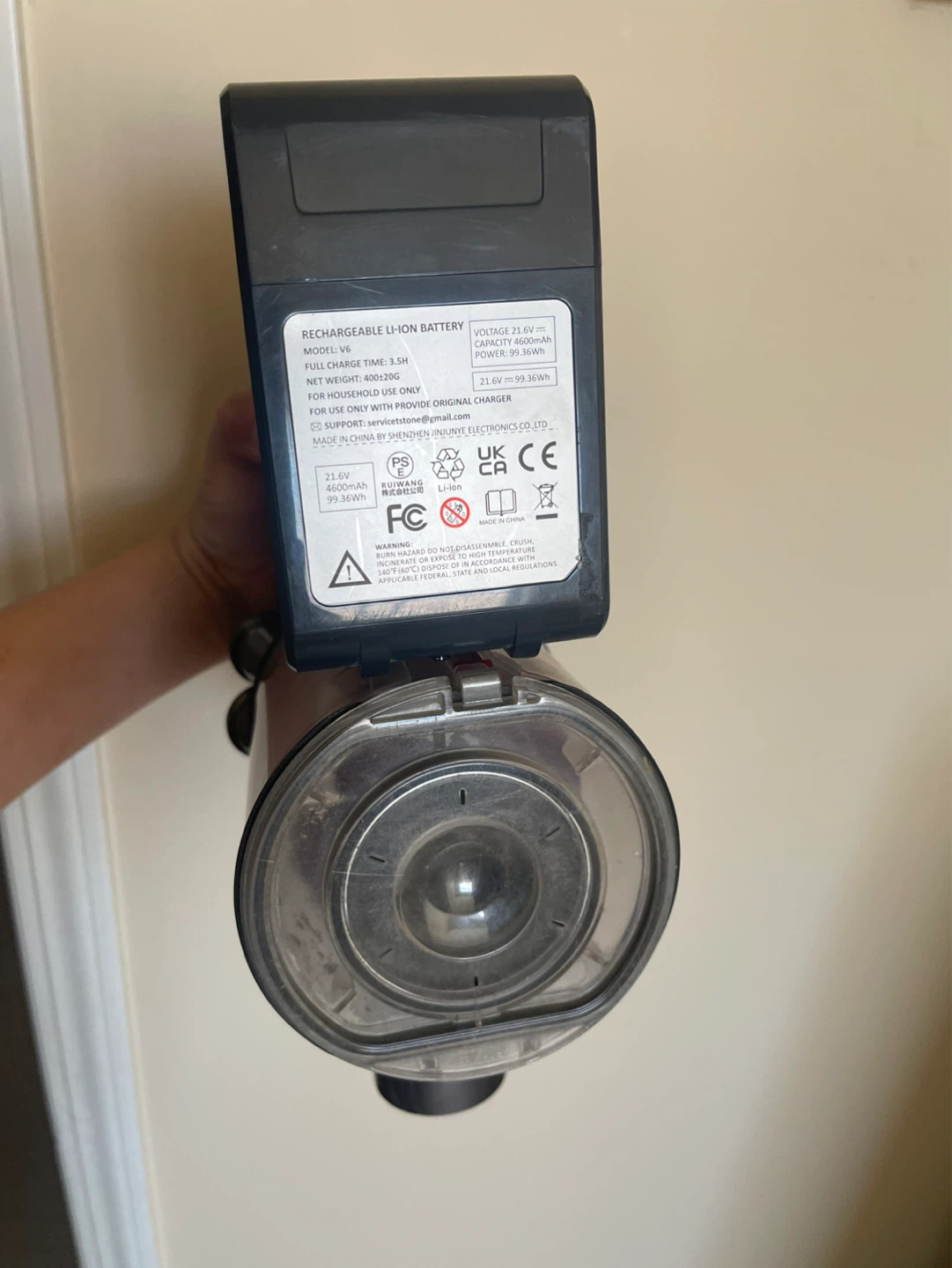 For parts only Dyson V6 Animal Cordless Vacuum Cleaner - photo 4