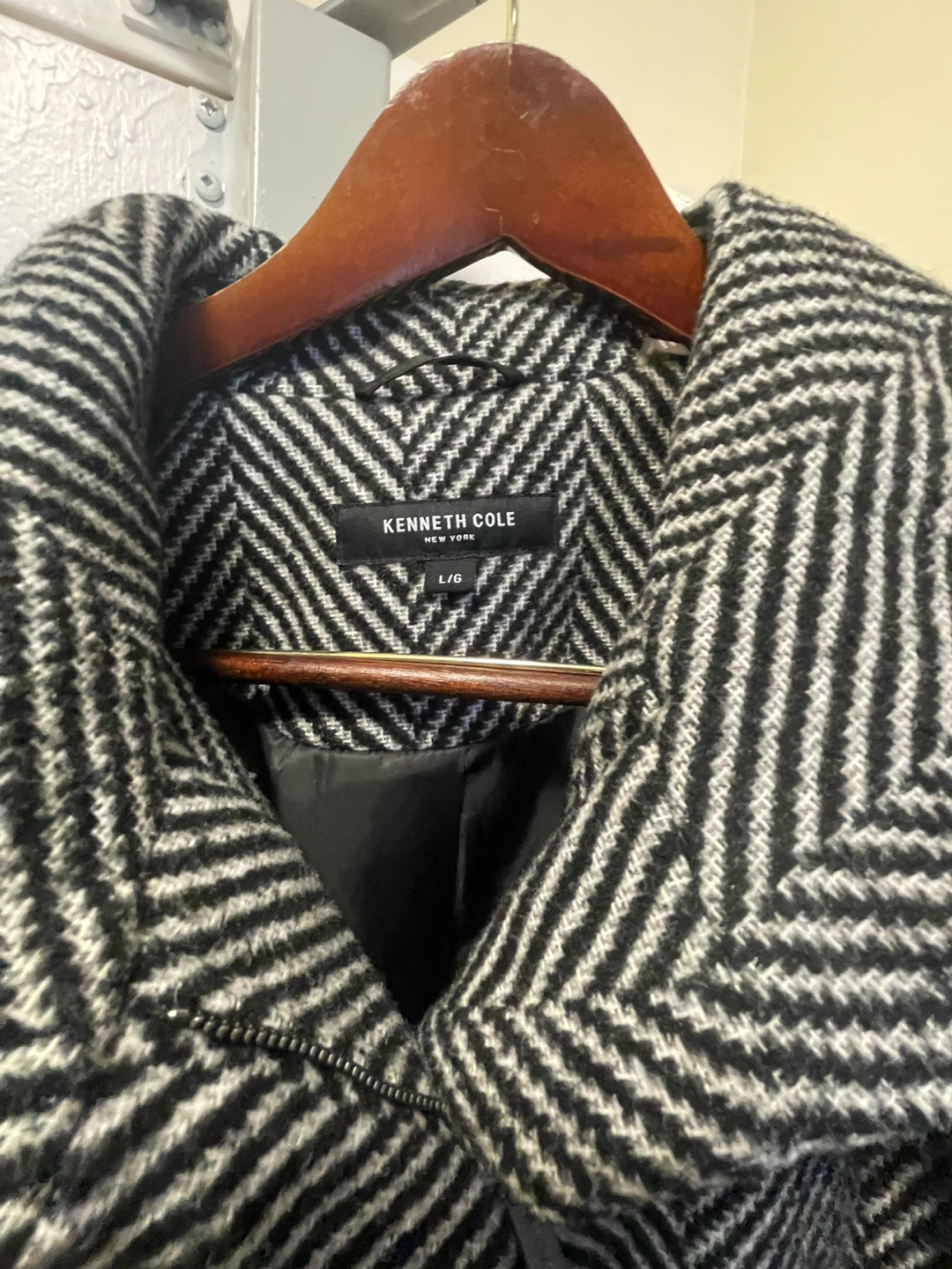 Kenneth Cole New York Herringbone Pattern Coat - photo 3
