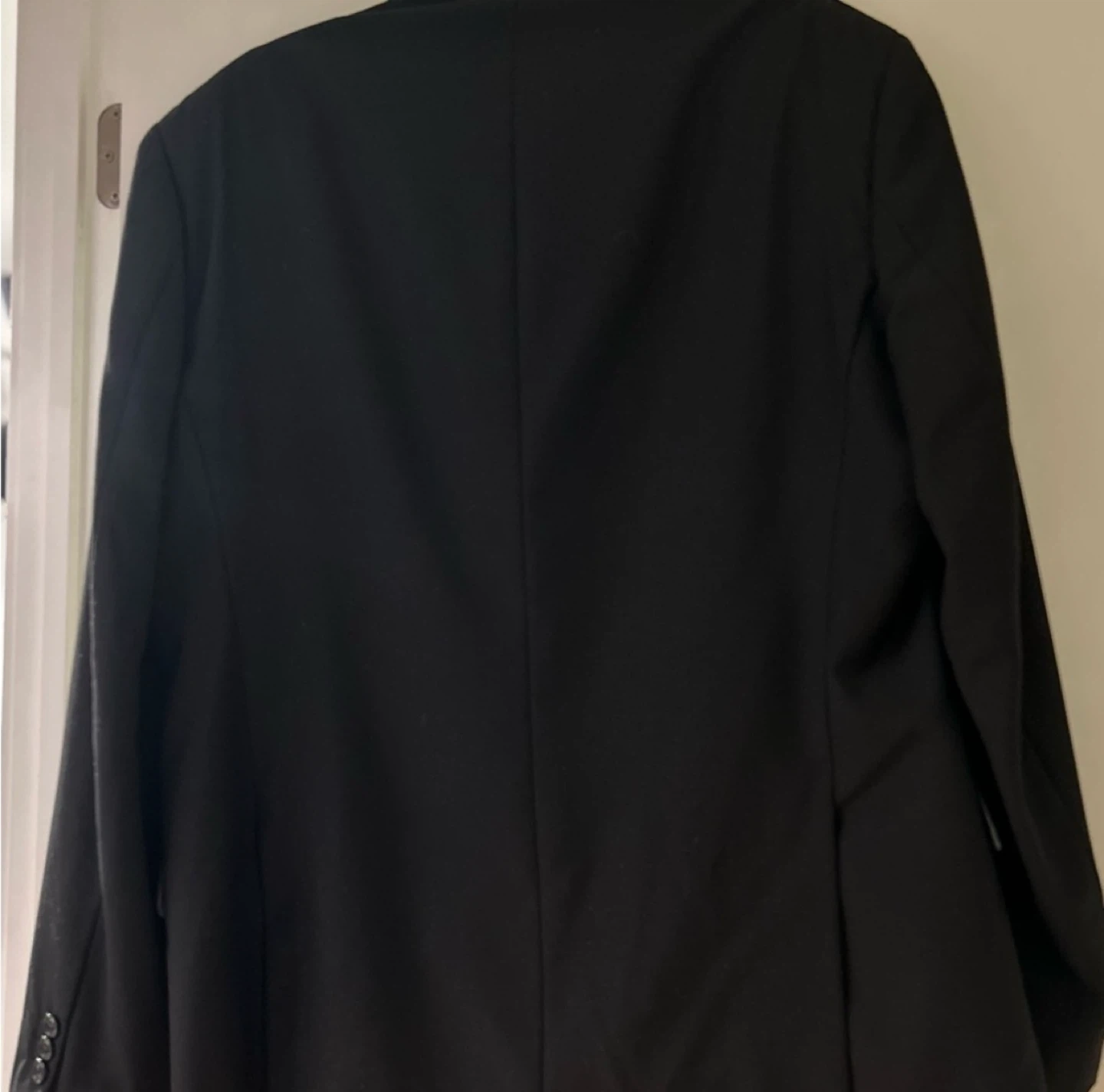 Men’s Delahaye Black Suit Jacket Blazer size 44 - photo 3