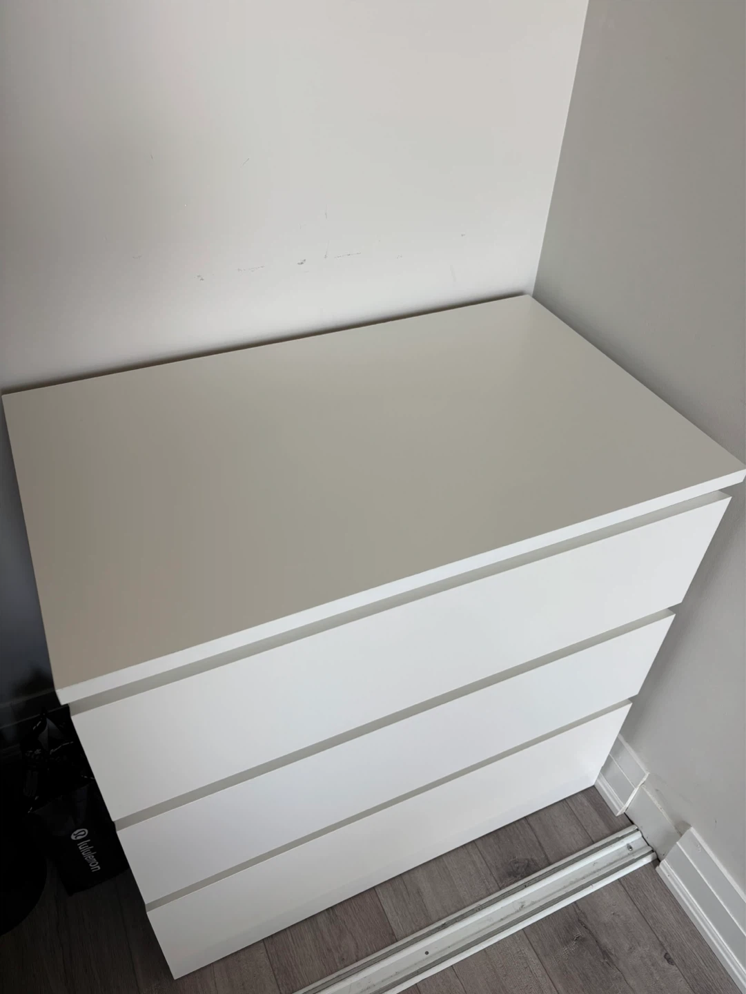 IKEA White 3-Drawer Dresser - photo 2