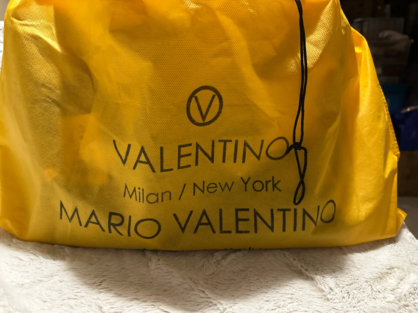 Valentino Black Leather Shoulder Bag
