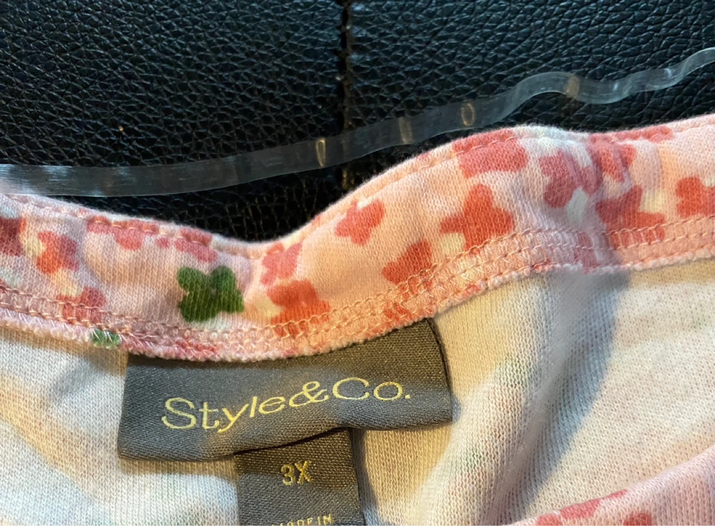 Style & Co. Pink Floral Print T-Shirt - 3X - photo 4