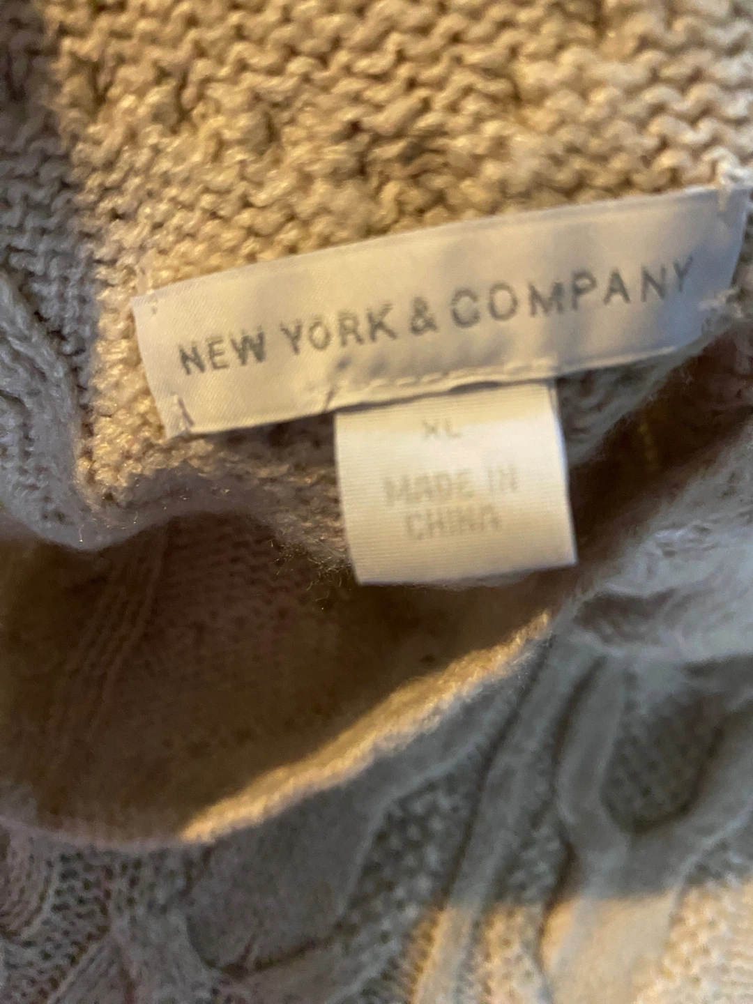 NEW YORK & COMPANY Cold Shoulder Sweater XL - photo 3
