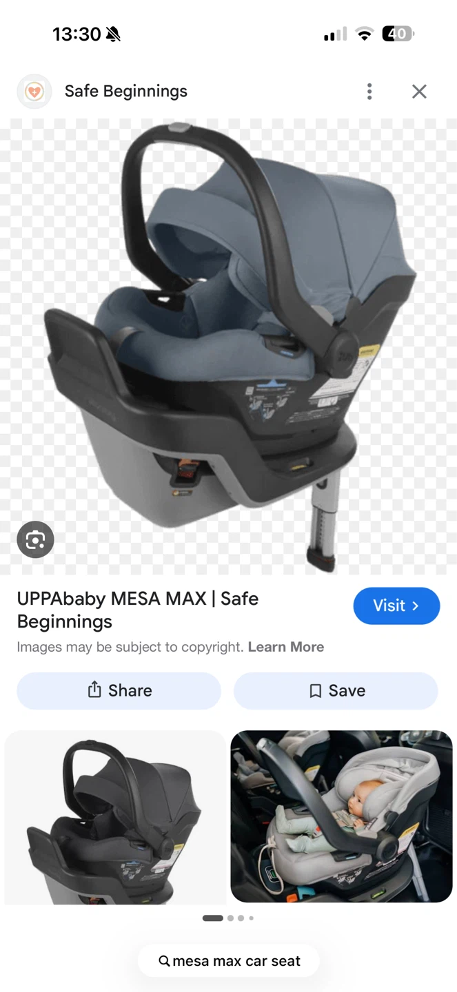 UPPAbaby MESA MAX Infant Car Seat