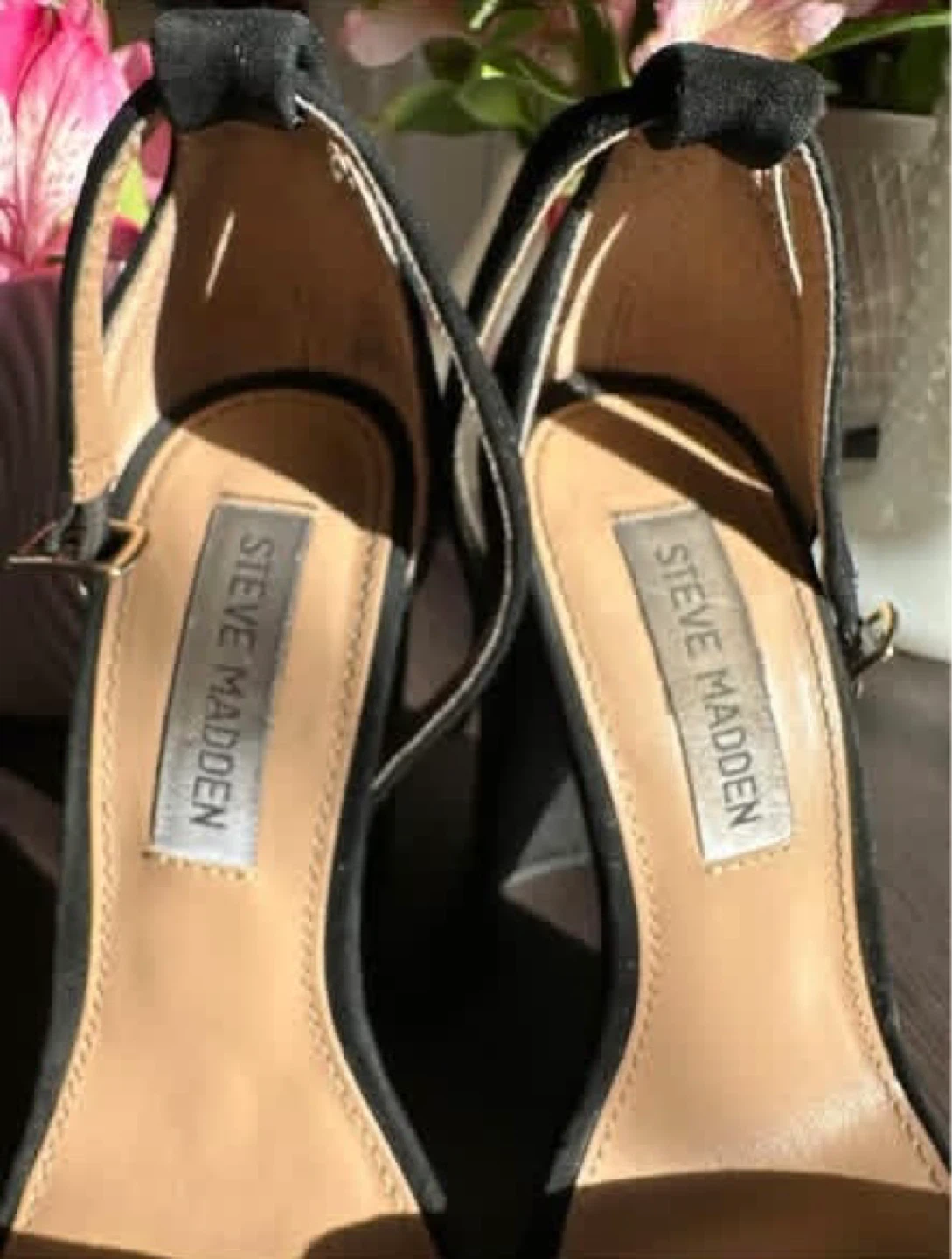 Steve Madden Black Suede Block Heel Sandals - photo 4