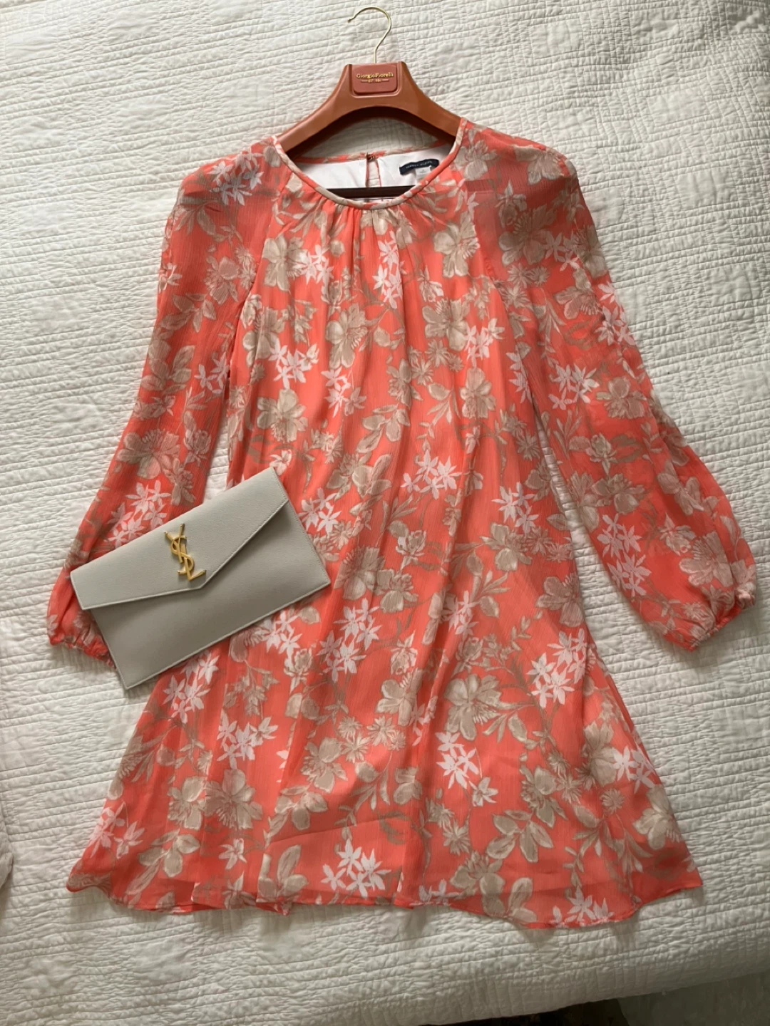 Chiffon Floral Dress Size 14