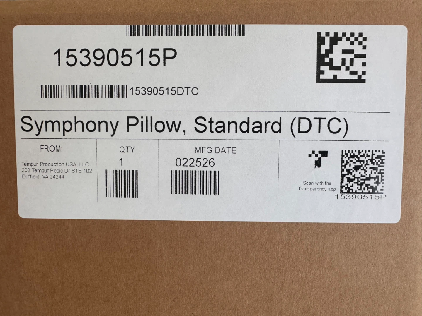 Tempur-Pedic Symphony Pillow, Standard - photo 2