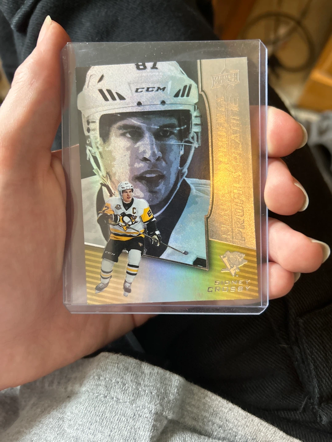 Sidney Crosby 2007-08 Upper Deck Platinum Profile Hockey Card