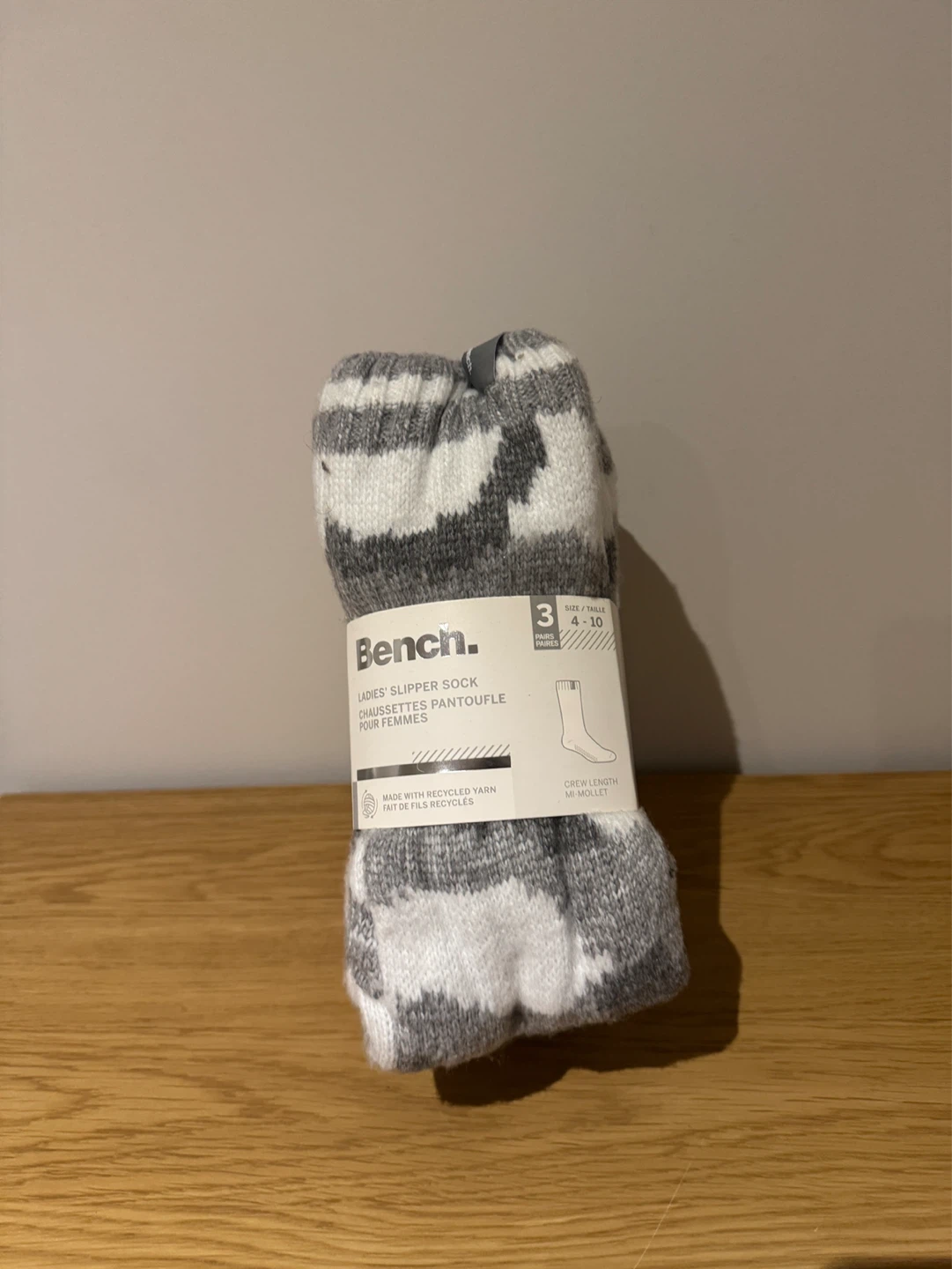 Bench Ladies Slipper Socks - 3 Pairs