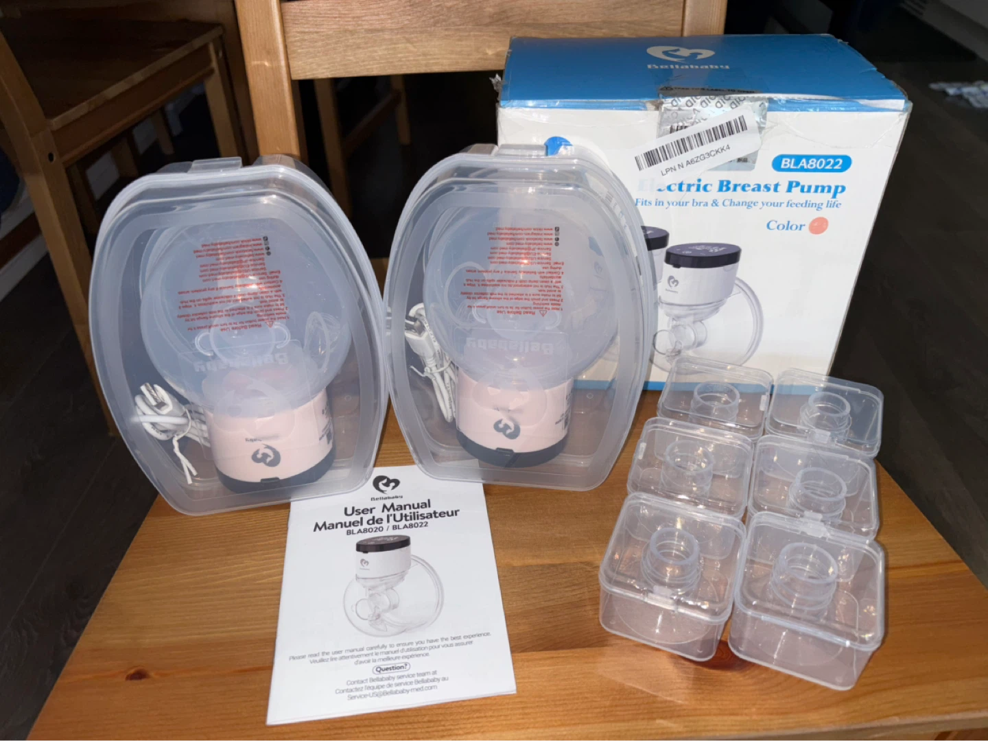 Bellababy Electric Breast Pump - 2 Counts, Pink - photo 2
