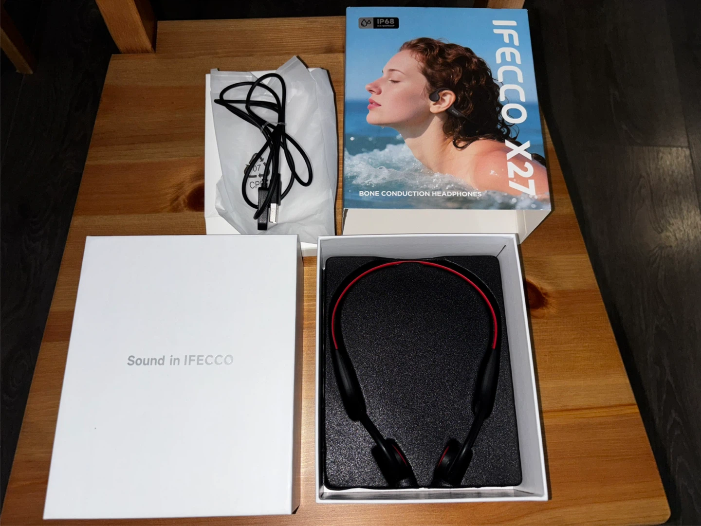 IFECCO X27 Bone Conduction Headphones - IP68 Waterproof - photo 3