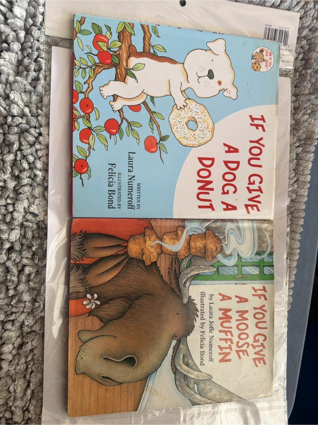 If You Give A Dog A Donut & If You Give A Moose A Muffin Books
