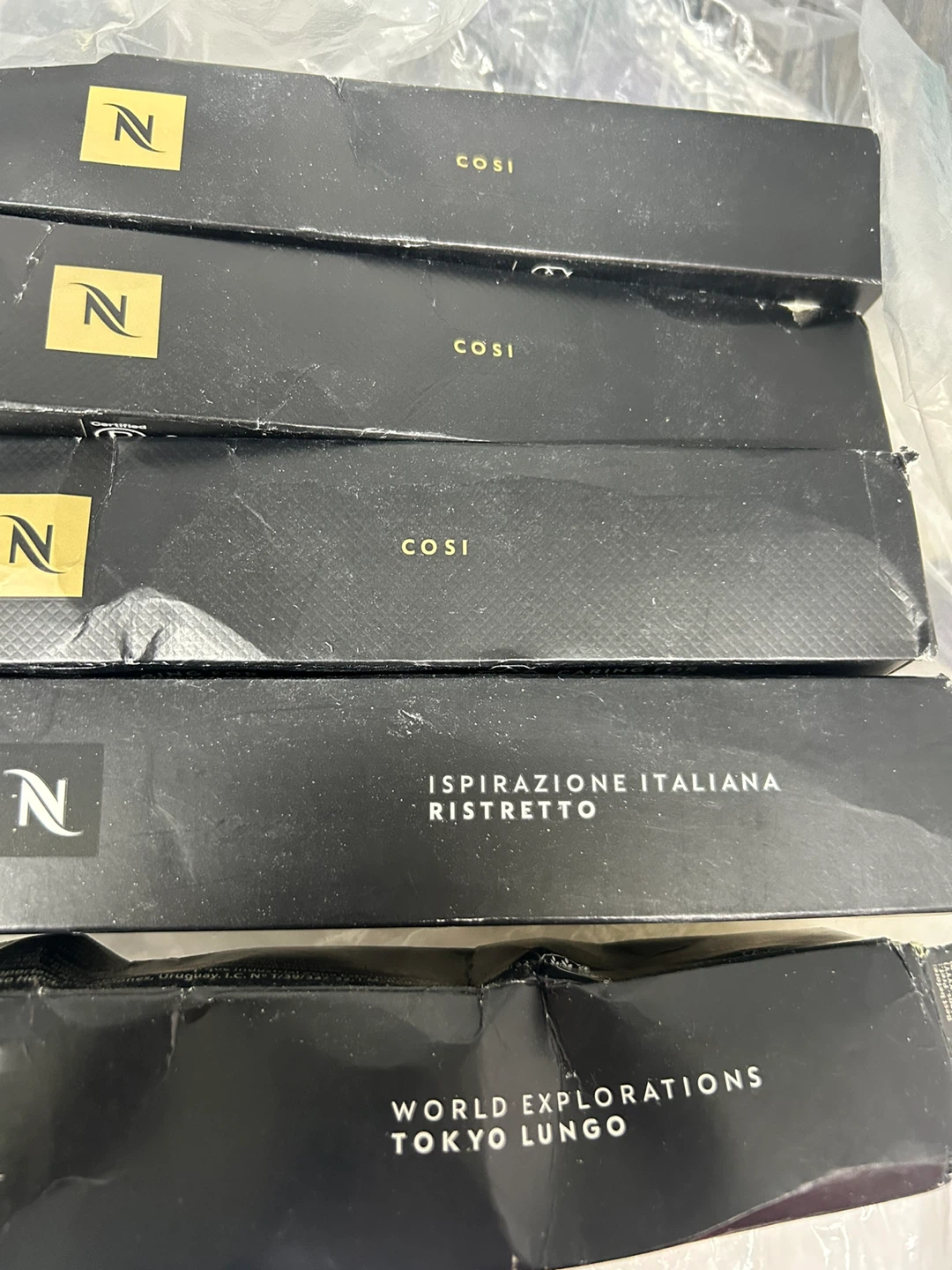 Nespresso Coffee Pods - Cosi, Ristretto, Tokyo Lungo