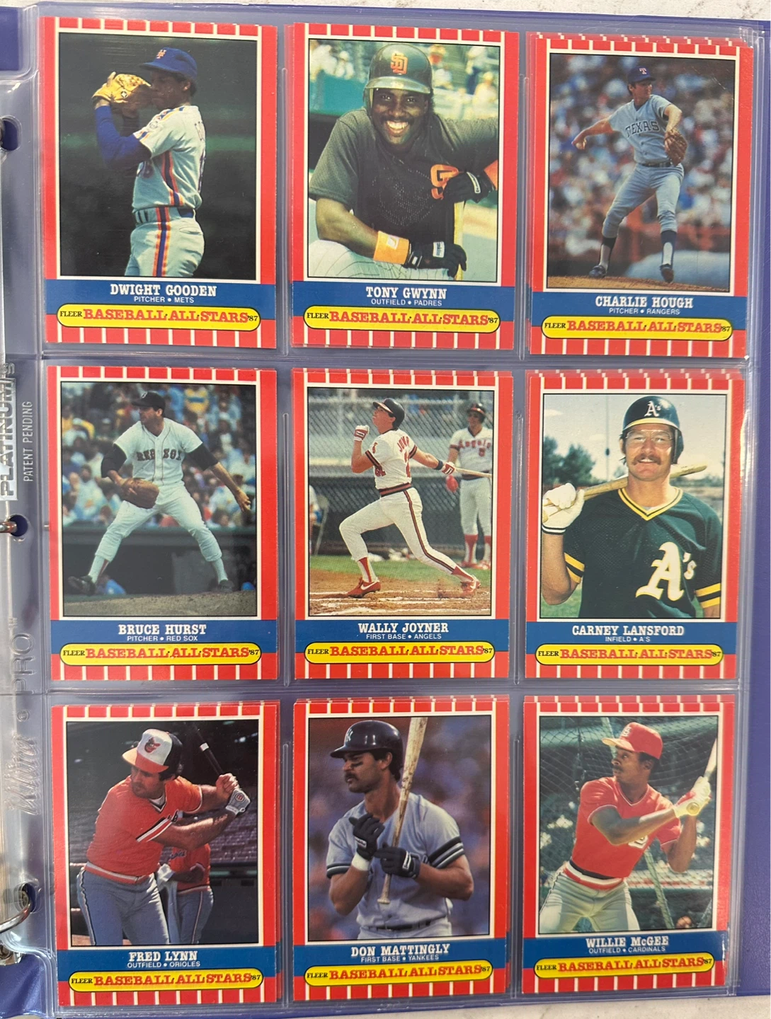 Fleer 1987 Baseball All-Stars Complete Trading Card Set - photo 4